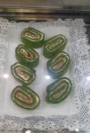 Rolos de Espinafre